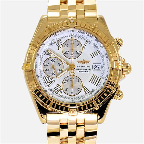 breitling watch 18k